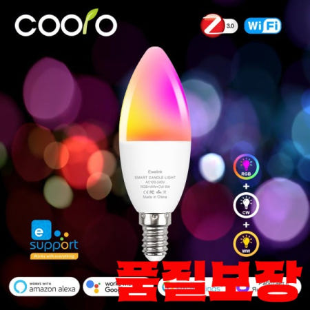 Ewelink E14 스마트 Wifi Led 전구 Zigbee RGBCW 촛불 램프는 Alexa Amazon Google 홈 Yandex Smartthings와 함께 작동합니다.