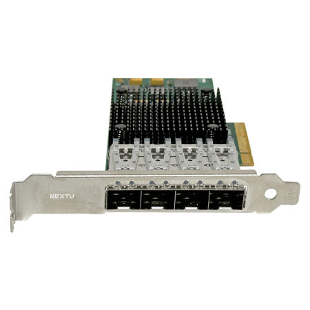 NEXTU PCIe x8 10G 4포트 서버용 랜카드 브로드컴 584SFP-10G-BCM