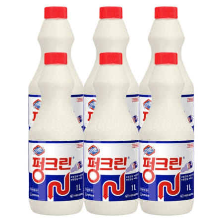 유한양행 유한락스 펑크린 배수관 막힘 용해제 1L 6개