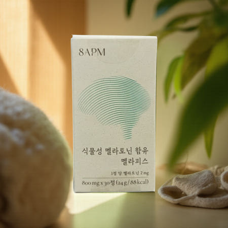 멜라피스 8APM 멜라토닌 식물성 멜라토닌 30정, 1개