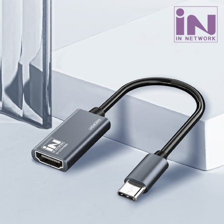[㈜인네트워크]인네트워크 USB C타입 TO HDMI 변환 컨버터 IN-U31H19BK
