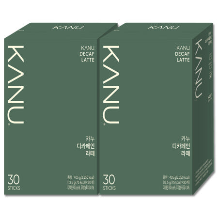 동서식품 카누 디카페인 라떼 30Tx2개