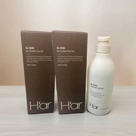 하아르 닥터란 계란 달걀 단백질 지루성두피 샴푸, 2개