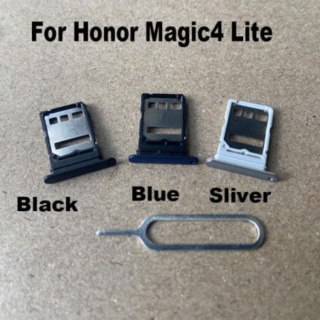 Huawei Honor Magic4 Lite Sim 카드 트레이 슬롯 거치대 소켓 어댑터 커넥터 수리 부품 교체 신제품