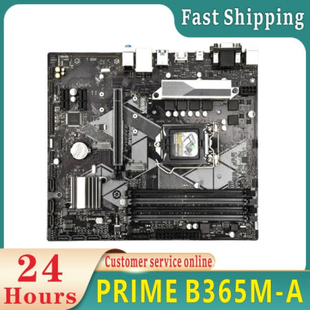 [해외]프라임 B365M-A 슬롯 LGA 1151 DDR4 마이크로 ATX 보드 100% 테스트 완료