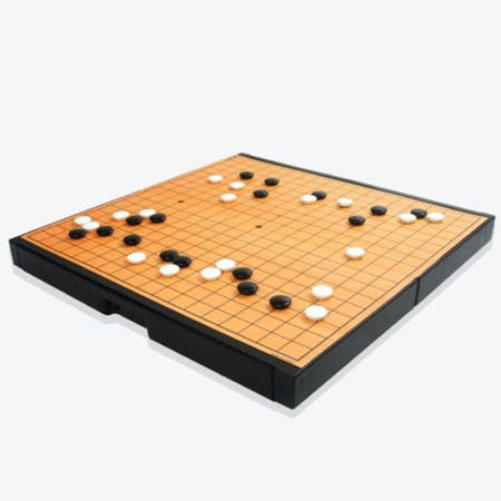 [THEJINJEONG]온지니 자석 바둑 보드게임 바둑알 바둑판 세트 29x28.5cm 자석바둑