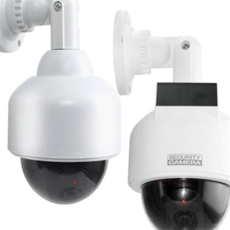 [로즈카이협력사]로즈카이 기둥형 가짜CCTV 모형카메라 실외cctv