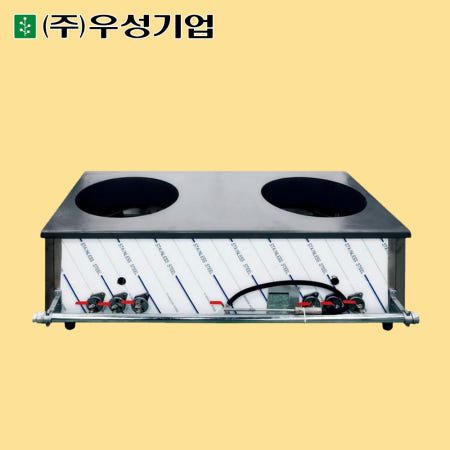 우성 업소용 탕렌지 1500 폭600 3열 2구 가스렌지 식당 화구 버너 LNG LPG