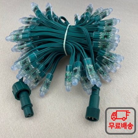 DHL/페덱스/UPS 100ct DC12V WS2811 조절 총알 LED 픽셀 노드 레이 wu/paul zhang/xconnect co 포함 18awg 개 무료