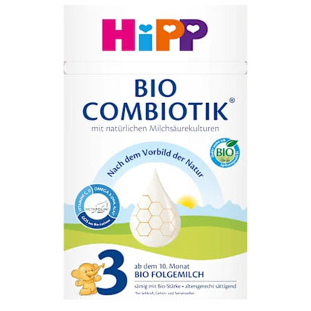 [해외]HiPP 팔로우 온 밀크 600g 1팩 3단계 Follow-on milk 3 Combiotic from 10 months, 600 g