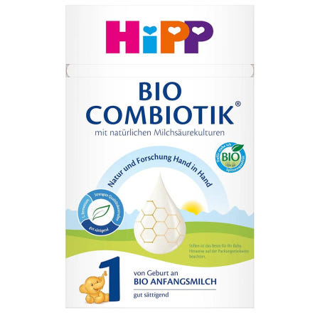 [해외]HiPP 이니셜 밀크 600g 1팩 1단계 Initial milk 1 Combiotik from birth, 600 g