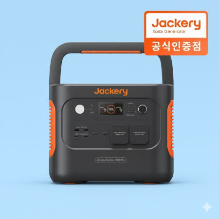 잭커리 1000PLUS 파워뱅크 (가방포함 1260Wh 2000W) +500W 캠핑장 한전충전기 용산파워뱅크만의 결합상품