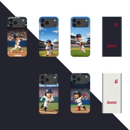 [코노]CONO 프로야구 롯데자이언츠 윤동희 전준우 황성빈 아이폰 맥세이프 핸드폰케이스