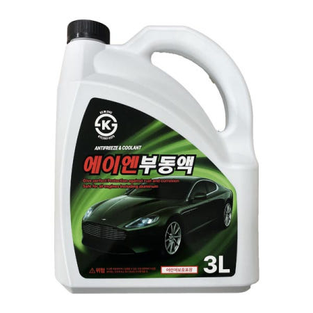 에이엔 부동액 3L 녹색 KS 부동액 냉각수