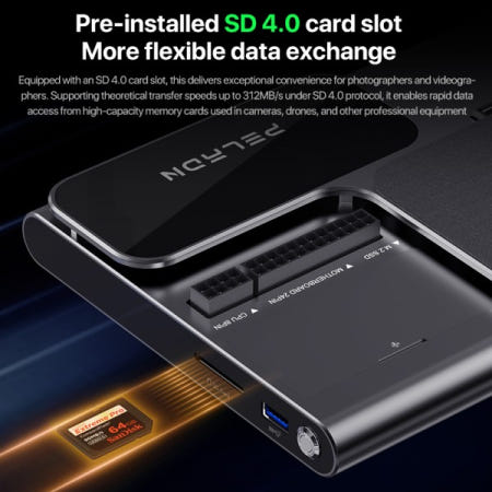 BitPC Link S-3 카드 도킹 스테이션 듀얼 썬더볼트 5 그래픽스 2.5G RJ45 LAN 1PCIe3.0 M.2 SSD 슬롯 X16