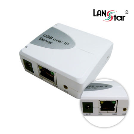 [라인업시스템]랜스타 ZOT-US2101 USB서버 USB2.0 1포트 ZOT-US2101