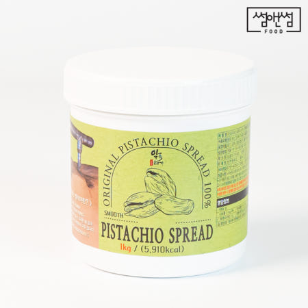 [일품미가]썸앤썸 피스타치오 페이스트 1kg (마카다미아 30%) 스무스 스프레드 대용량 벌크