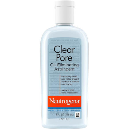 [해외]Neutrogena 뉴트로지나 클리어 포어 오일 클리어링 트리트먼트 토너 236ml 6팩