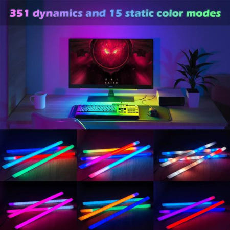 [해외]DC5V USB TUYA WiFi RGBIC LED 스트립 빛 WS2812B 주소 지정 가능 Dreamcolor 바 장식 TV 백라이트 게임 APP/음성 제어