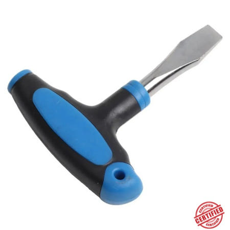 T-핸들 플랫 헤드 스크루 드라이버 12mm 플랫 팁 슬롯 형 스크루 드라이버 (퀵 릴리스 플레이트 용 핸들 포함) 카메라 삼각대 핸드 툴