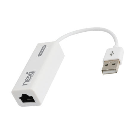넥시 USB2.0 랜카드 NX-UE20E NX1222