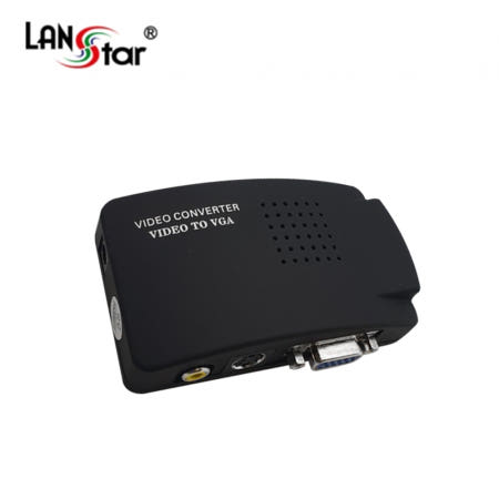 [라인업시스템]랜스타 LS-DEC Video to VGA 디코더 VGA SVHS RCA 입력 VGA 출력