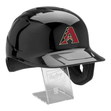 [해외]MLB 메이저 리그 공식 매치 프로 배팅 헬멧 레플리카 수집품 애리조나 다이아몬드백스