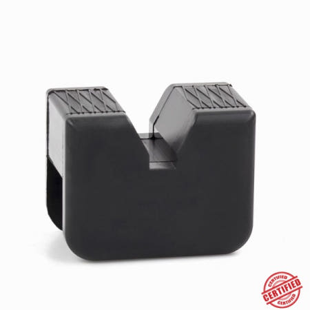 인기 있는 1/2/4개 고무 패드 쿠션 브래킷 자동차 리프트 잭 스탠드 블랙 슬롯형 플로어 프레임 레일 어댑터