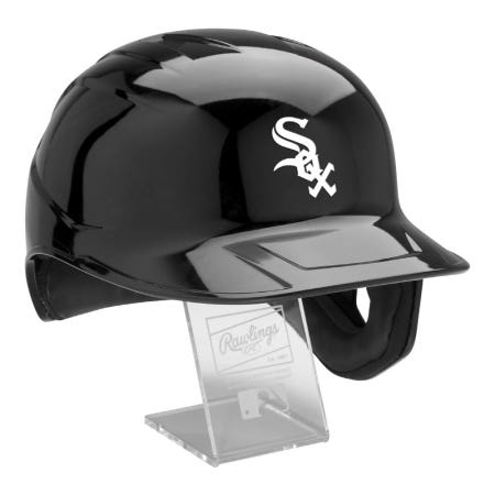 [해외]MLB 메이저 리그 공식 매치 프로 배팅 헬멧 레플리카 수집품 시카고 화이트삭스
