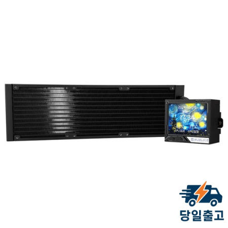 Thermalright MJOLNIR VISION X 360 팬 없음 버전 올인원 수냉 라디에이터 3.5인치 IPS LCD LGA1851/1700 AMD AM4/AM5 지원