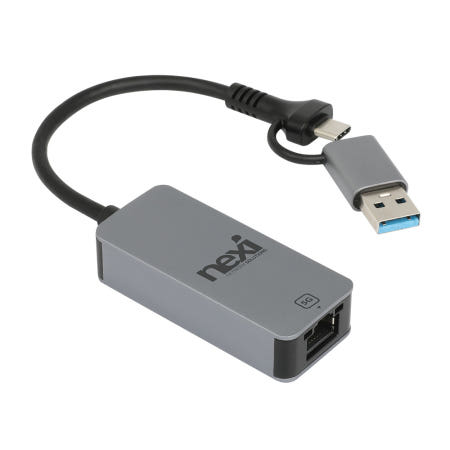 NEXI USB C타입 USB to LNA 5G 유선랜카드 USB3.1 기가비트 NX1543