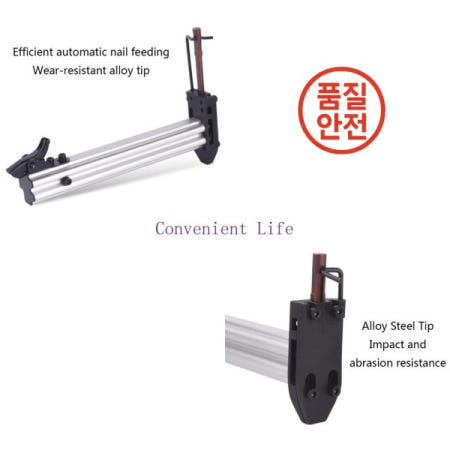 L1EE ST18 수동 슬롯 못 박는 기계 시멘트 네일 건 반자동 총 라인