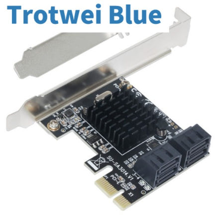 Marvell 88SE9215 PCIE-SATA 카드 어댑터 확장 SSD HDD IPFS 마이닝용 4포트 III 6G