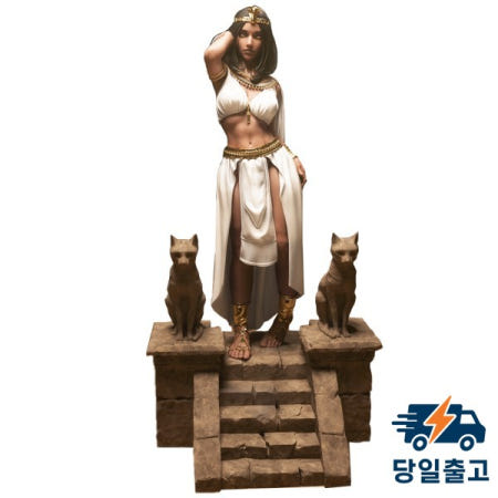 1:18 스케일 역사적인 클레오 파트라 수지 모델 키트 | 도색되지 않은 흰색 그림 A915 고대 수집품