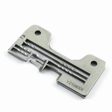 2108006 스로트 플레이트 오버록 재봉틀 부품 야마토 AZ6020H AZ6025H AZ8025G AZ8020H AZF8025 (4 스레드) 에 적합 2.0x4mm