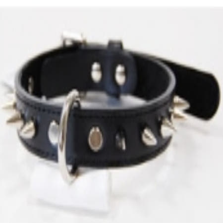 [동글컴퍼니협력]대형견 징가죽 목줄 30mm 블랙 강아지목줄세트