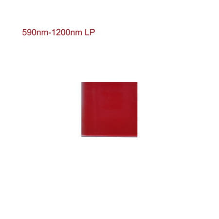 사진용 카메라 필터 LP 장파 통과 직사각형 = 17mm x Thick-1.0MM 590NM-1200NM 1 개