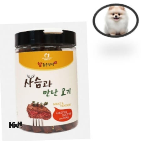 저온건조 간식 사슴 오리고기 건강한간식 영양공급 펫푸드