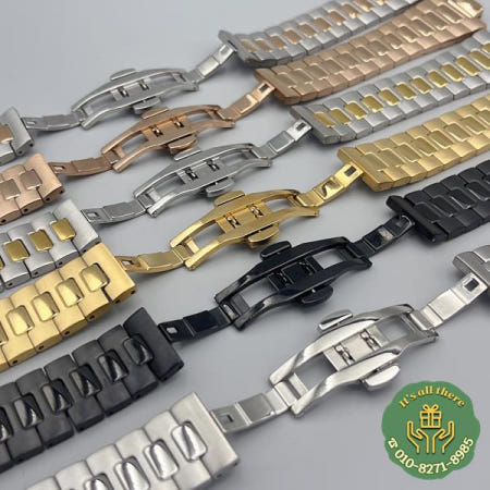 파텍 필립 노틸러스 5711/5726 고급 스틸 시계 스트랩 남성용 볼록 스테인레스 스틸 시계 액세서리 용 2513mm 시계 스트랩