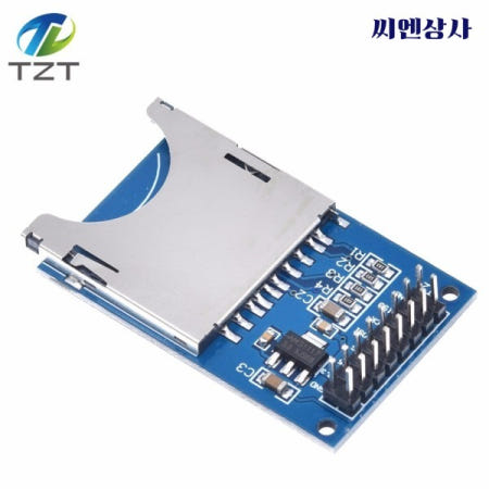 [해외]Arduino 용 1PCS TZT 읽기 및 모듈 SD 카드 슬롯 소켓 리더