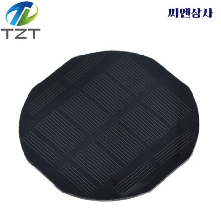 [해외]1/3PCS TZT 5.5V 180mA 0.99W 태양 전지판 다결정 9090MM 미니 썬파워 시스템 DIY 배터리 휴대폰 충전기용