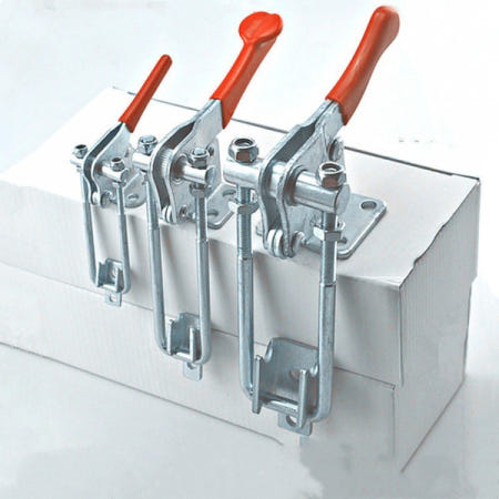 1pc 90도 퀵 릴리스 클램프 304 스테인레스 조절 가능한 금속 미끄럼 방지 토글 래치 걸쇠 목공