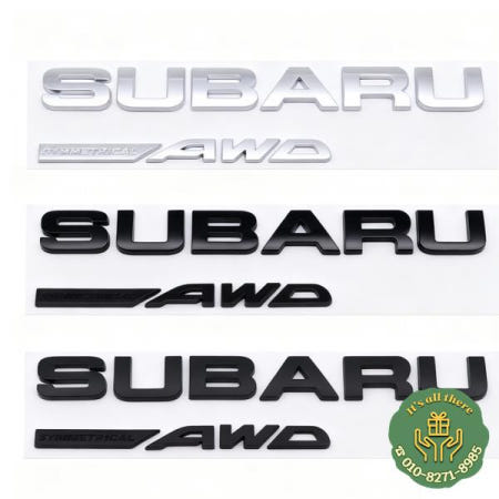 21.5X2.2CM ABS 2025 스바루 SYMMETRICAL AWD 차량 후면 트렁크 레터 엠블럼 스티커 STI XV WRC WRX BRZ FORESTER IMPREZA LEG