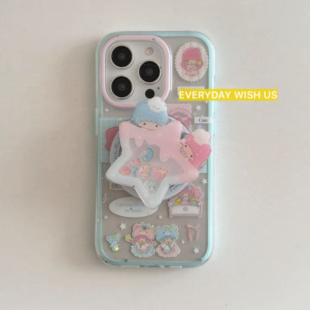 키키라라 맥세이프 샤카그립톡세트 젤하드 아이폰케이스 14151617