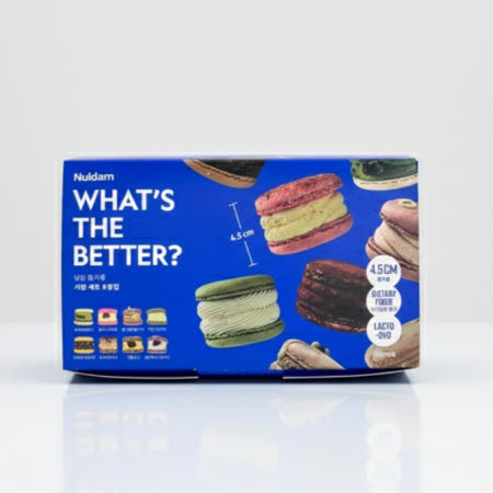 [조인앤조인]널담 뚱카롱 고식이섬유 마카롱 8구 사랑세트 한박스