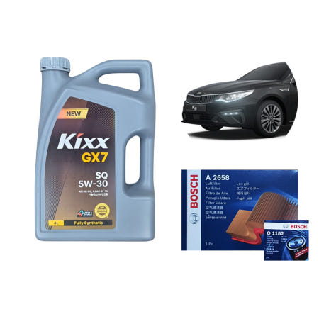 [GS칼텍스]올뉴K5 LPI LPG 엔진오일 필터세트 킥스 GX7 5w30 [구 G1]