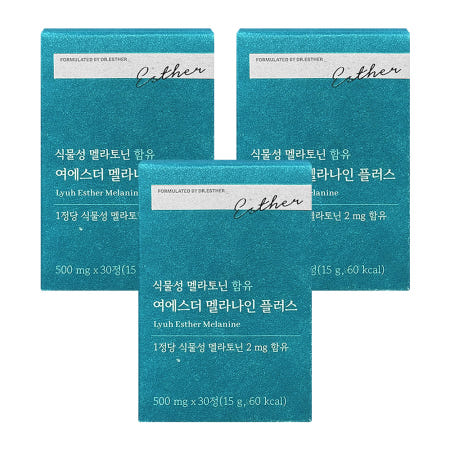 에스더포뮬러 식물성 멜라토닌 멜라나인 플러스 30정 3박스