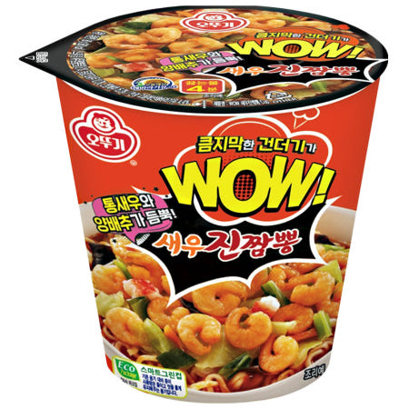 오뚜기 WOW 새우진짬뽕 80g