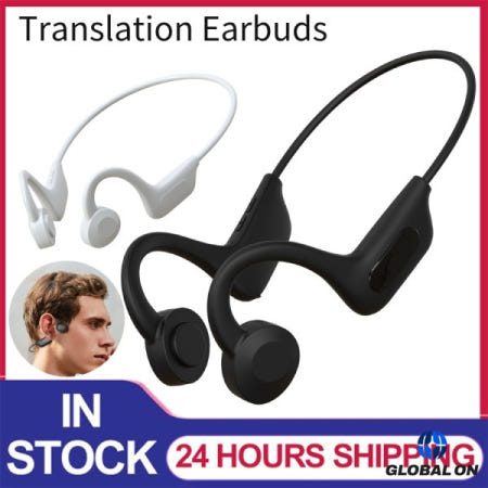[해외]YYK-Q33 골전도 번역 이어버드 블루투스 오픈 무선 실시간 양방향 스포츠