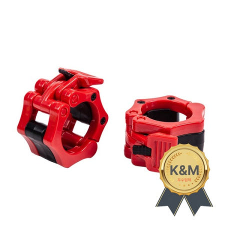 5cm 2개 바벨 퀵 릴리즈 클램프 스핀 락 칼라 웨이트 클립 근력 트레이닝